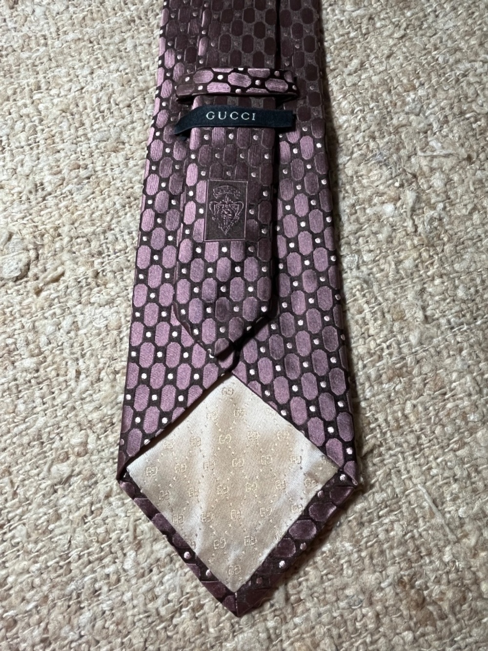 GUCCI Mens Silk Necktie - Picture 3 of 6